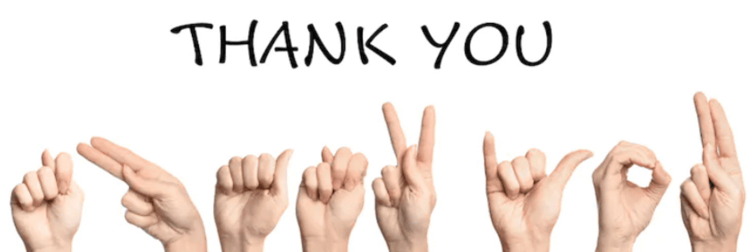 In Sign Language Thank You – Thank you