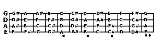 Bass Guitar Strings, Notes, and Chords