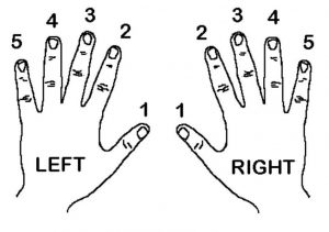 piano finger numbers