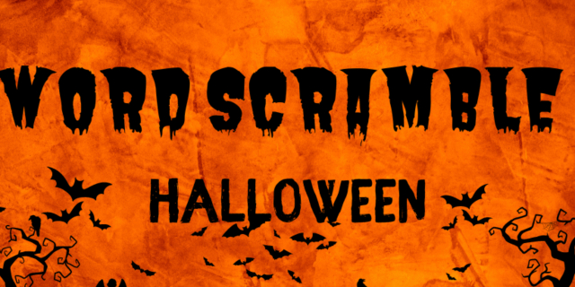 Speak English through Fun Games: Halloween Word Scramble