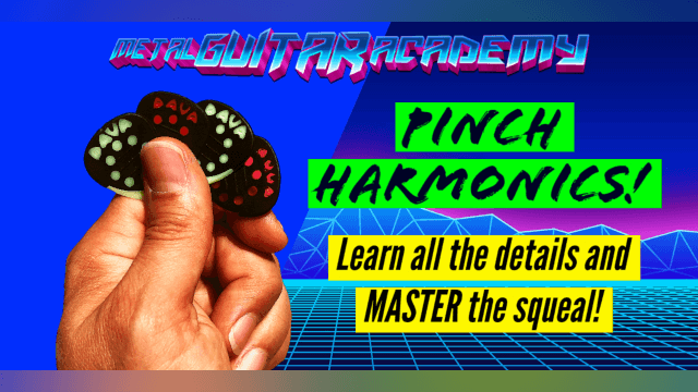 Pinch Harmonics Technique For Solos and Riffs