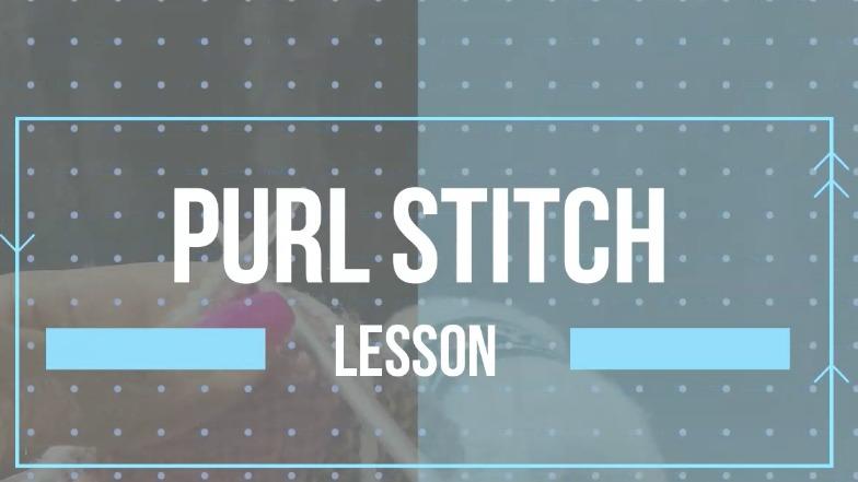 Basic Knitting Stitches: Learn the Purl Stitch