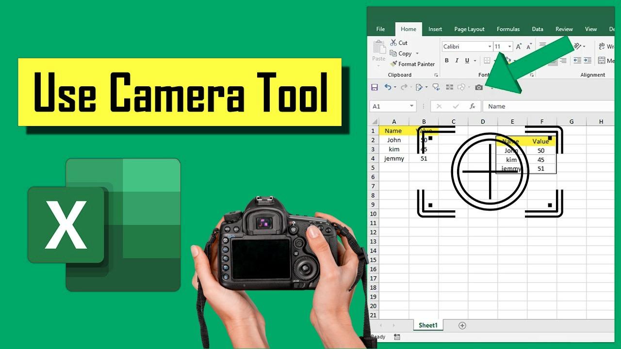 How to Take Screenshot Using Microsoft Excel In-Built Camera