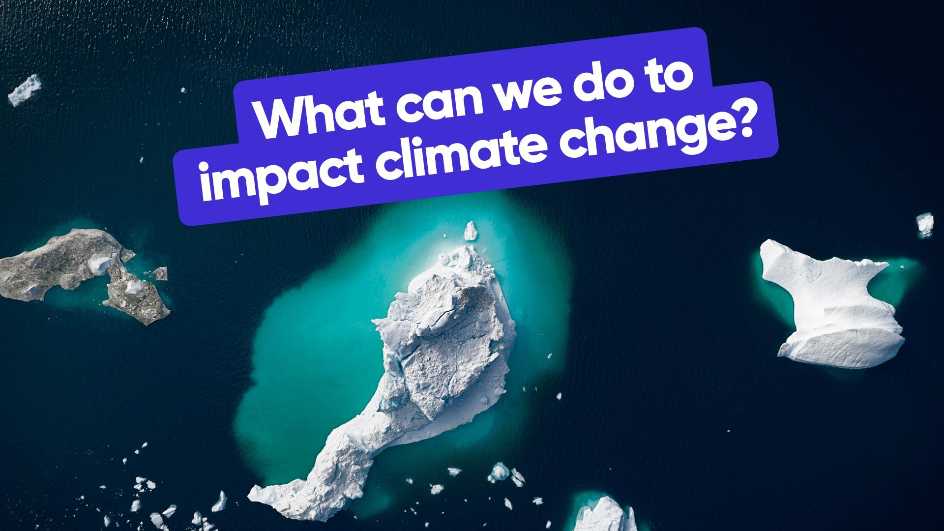  What can we do to impact climate change?