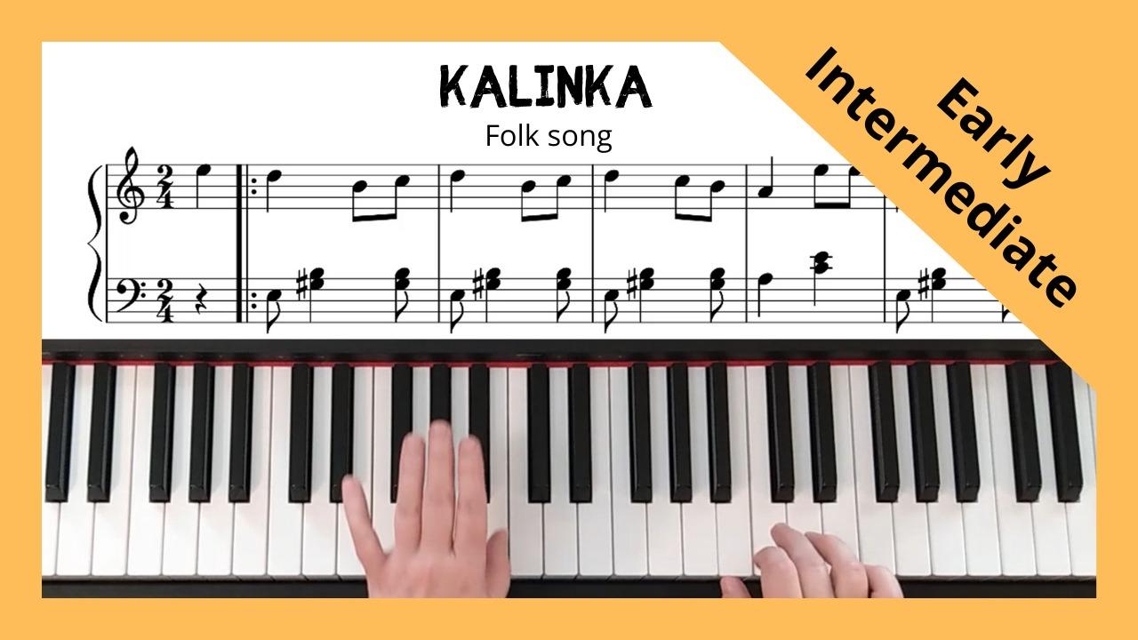 Kalinka - Russian folk-style song (beginner or early intermediate level)